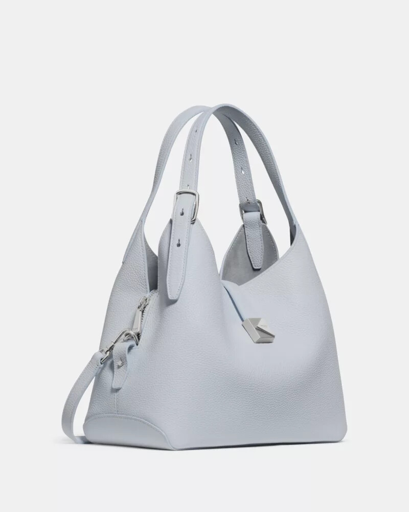 bolsa transversal deco cor safira clara