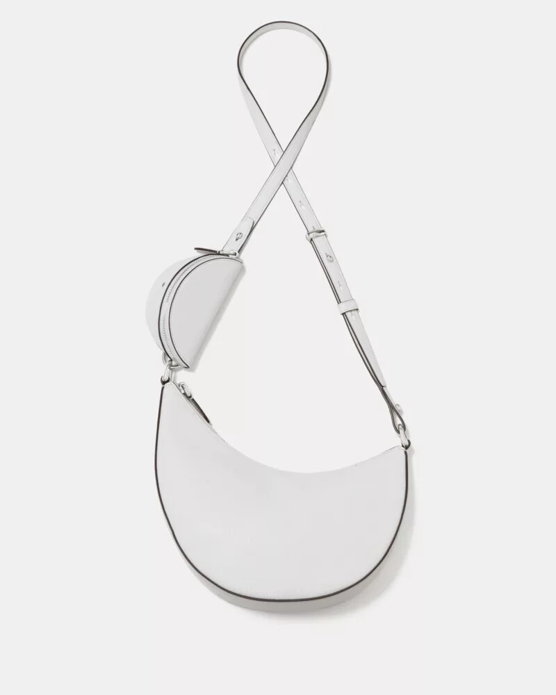 bolsa transversal duo branca verdadeira.