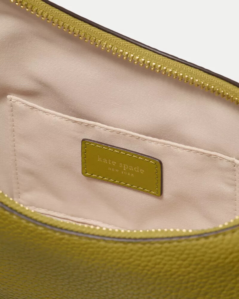 bolsa transversal duo com estampa de folha de louro