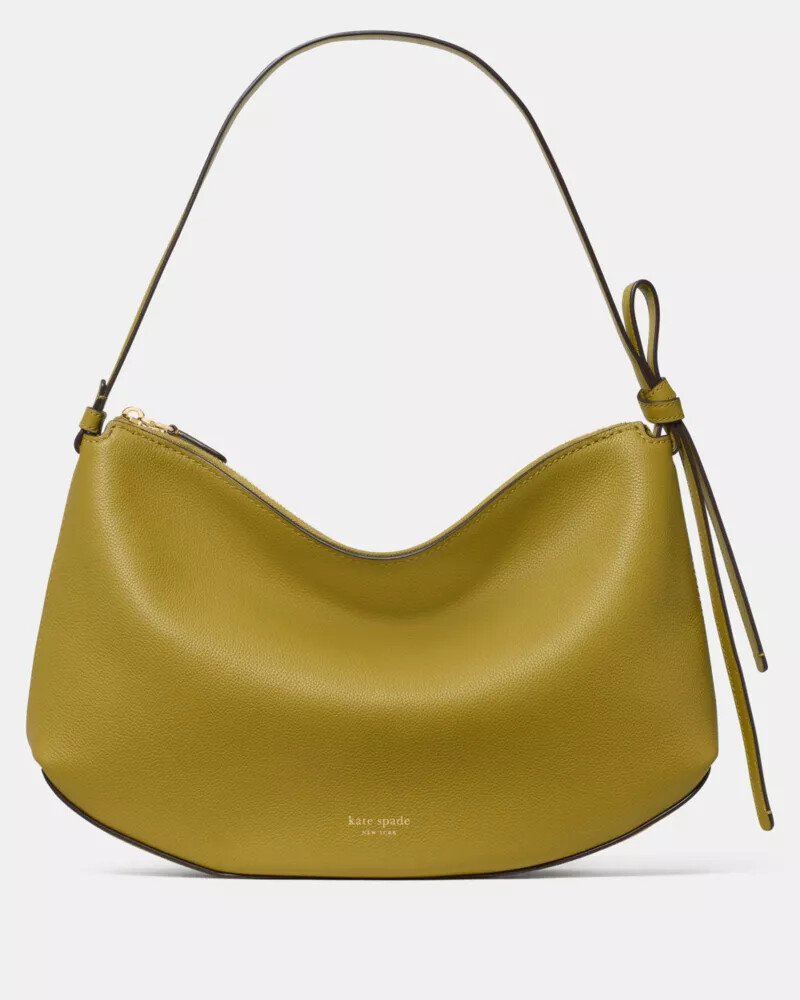 bolsa de ombro grande loop com estampa de folha de louro