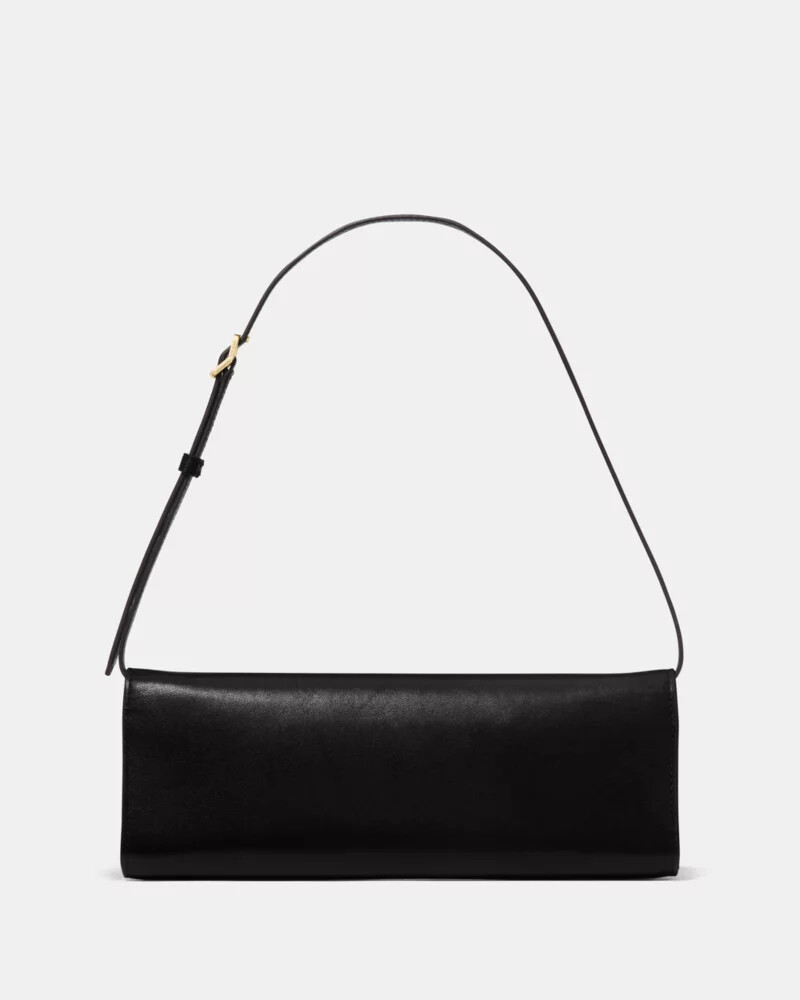 bolsa de ombro mini deco soft preta