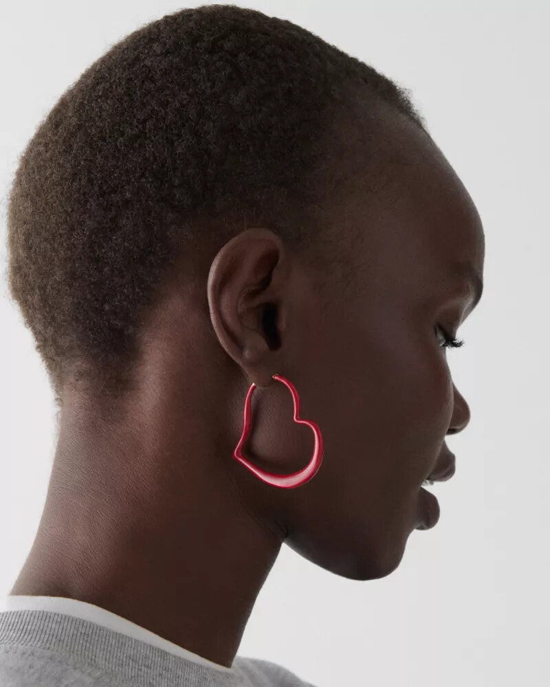 amour hoops escarlate escuro
