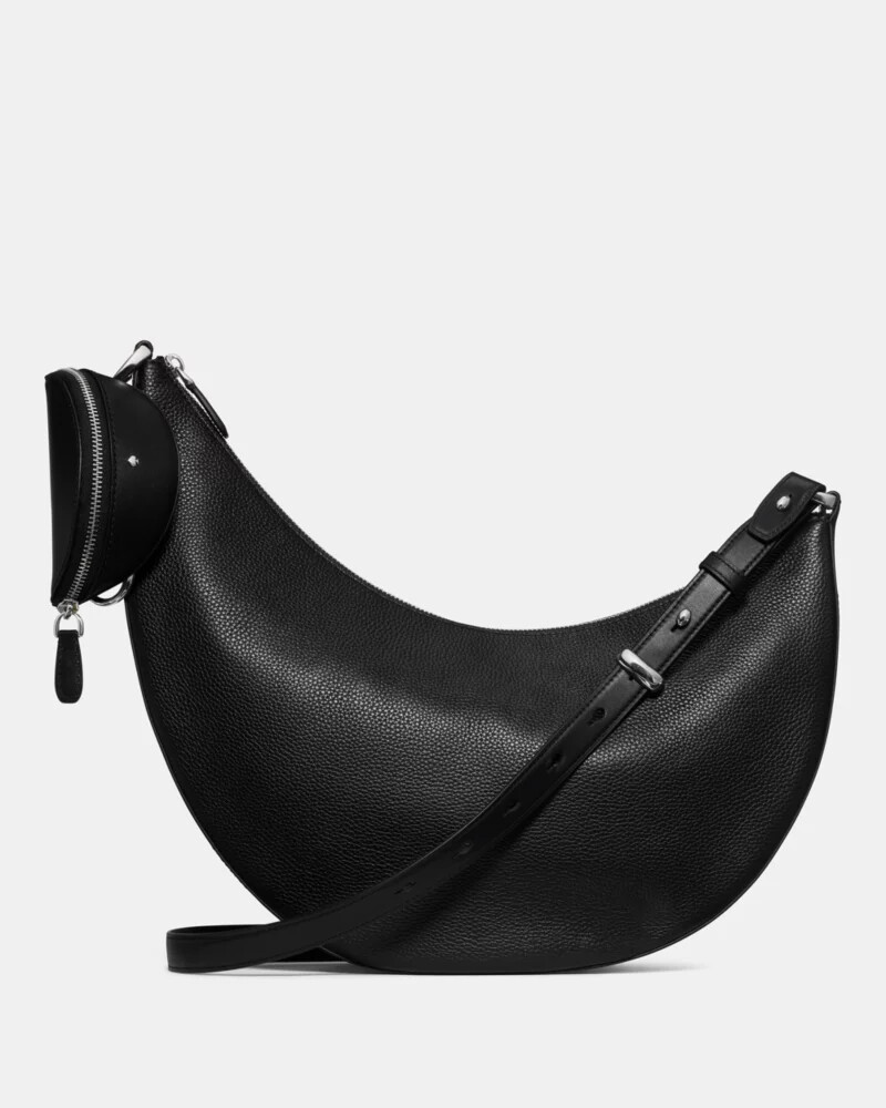 bolsa transversal grande duo preta