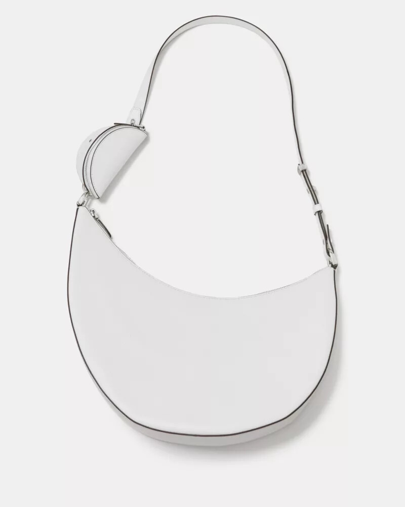 bolsa transversal grande duo branca verdadeira.