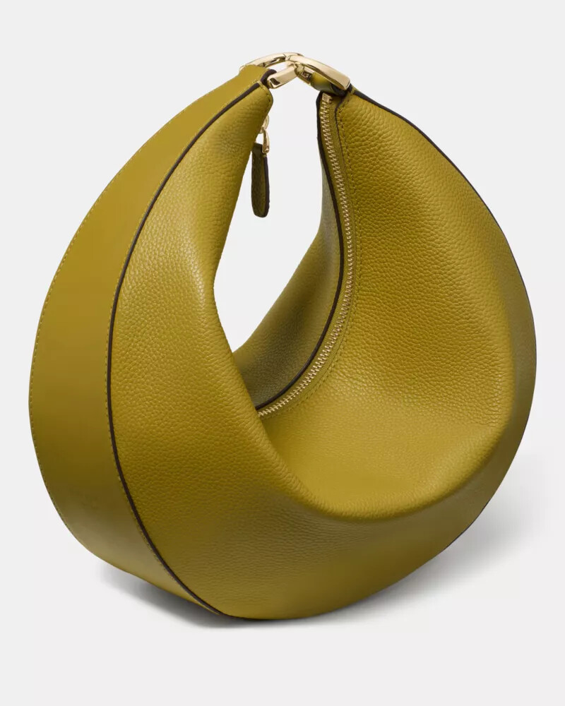 bolsa transversal grande duo com estampa de folha de louro