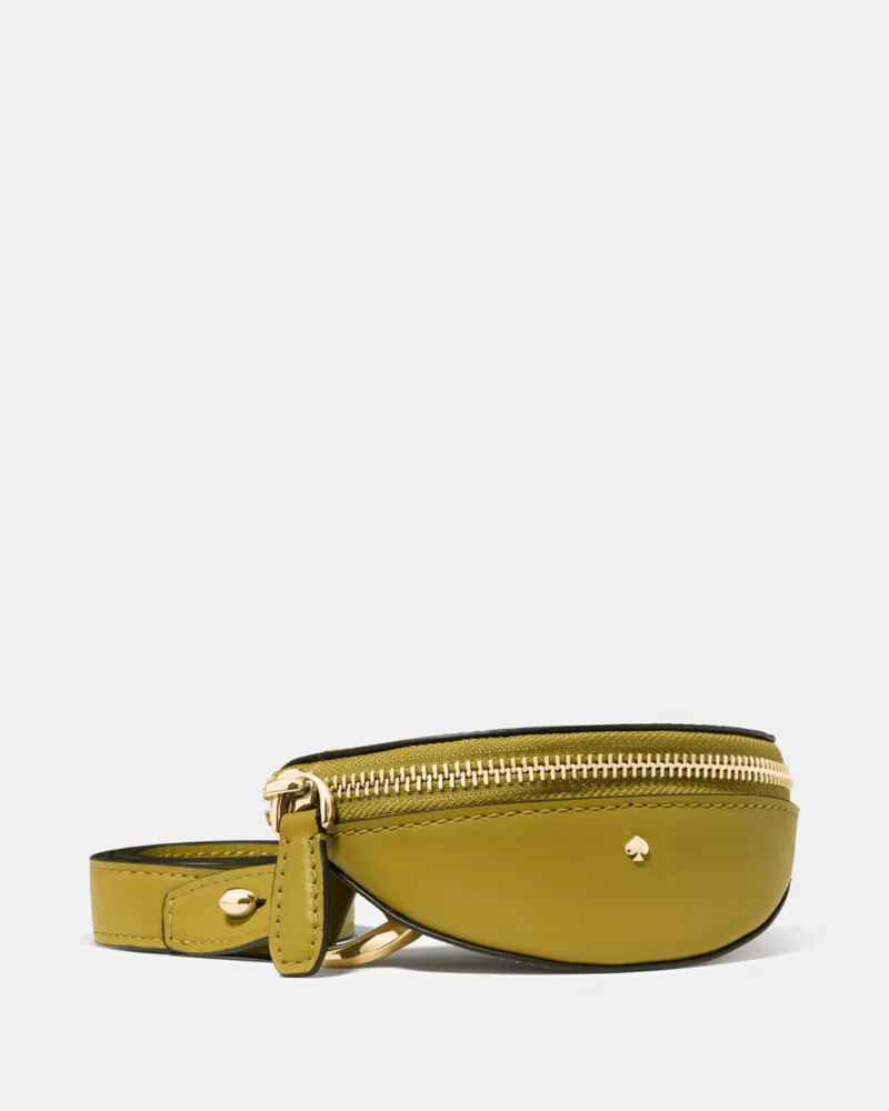 bolsa transversal grande duo com estampa de folha de louro
