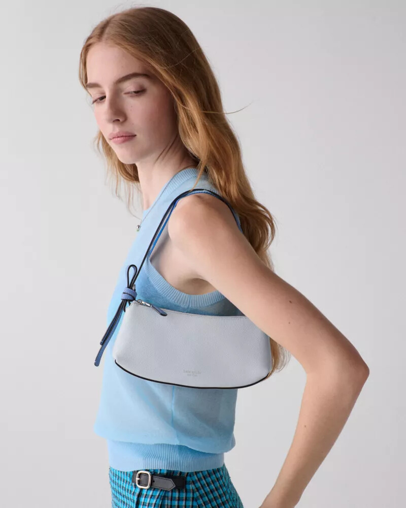 bolsa loop pochette safira pálida