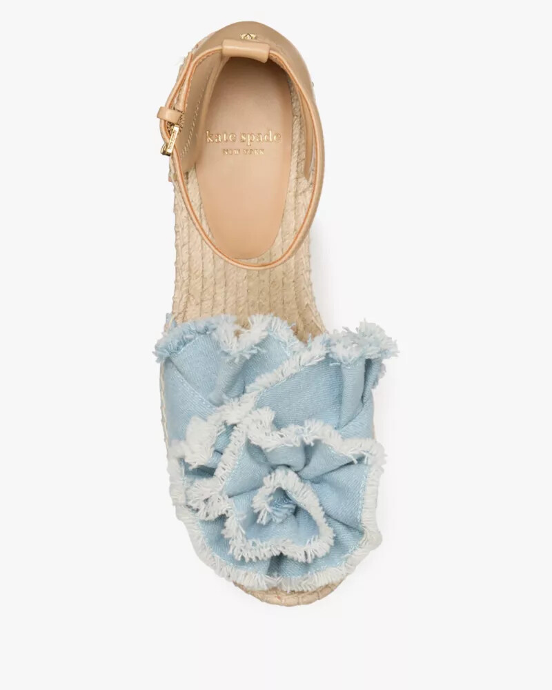 sandálias anabela flourish espadrill multi