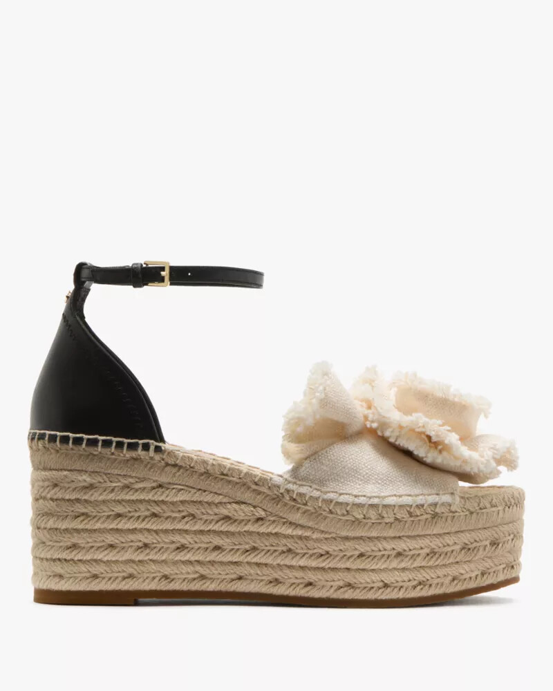 sandálias anabela flourish espadrill multi
