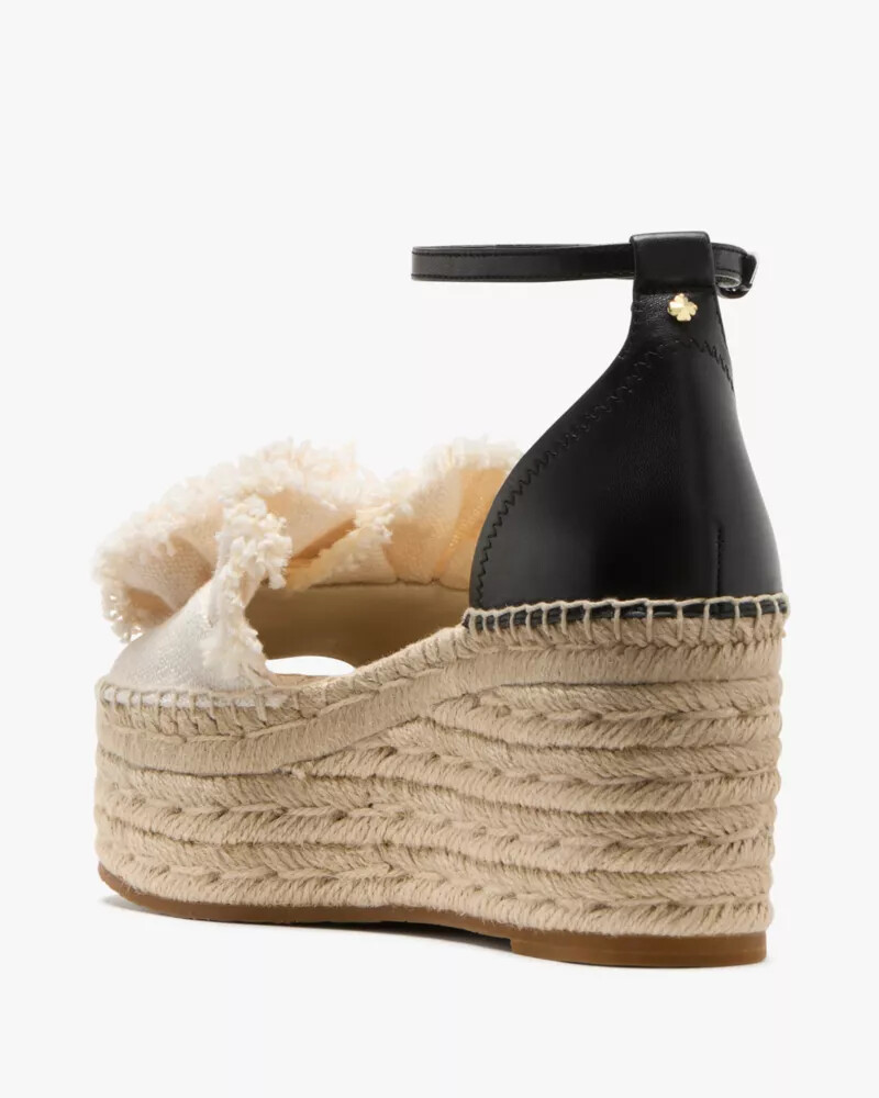 sandálias anabela flourish espadrill multi
