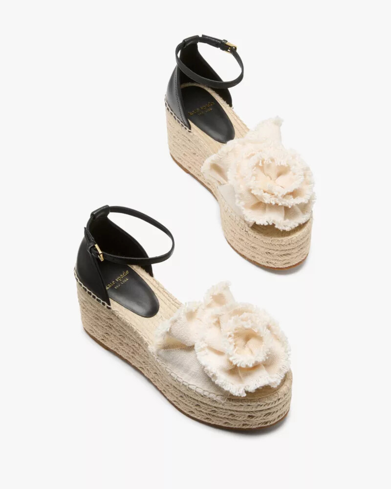 sandálias anabela flourish espadrill multi