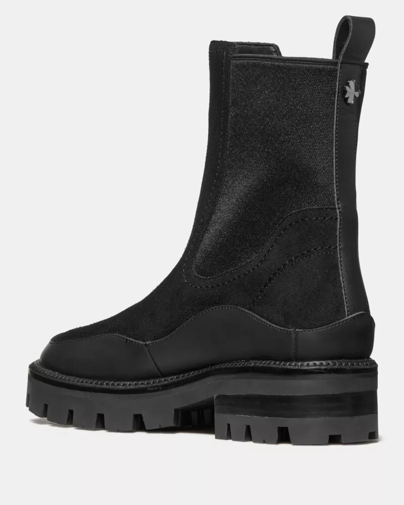 bota chelsea londres preta