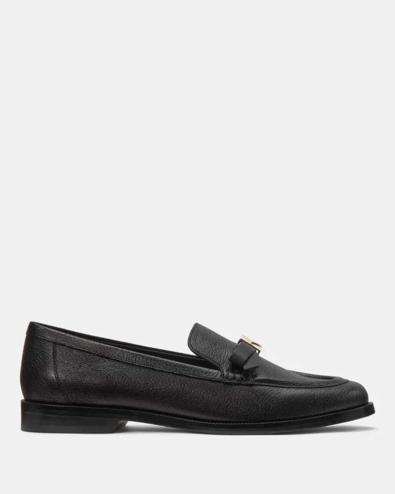 mocassim deco bow preto
