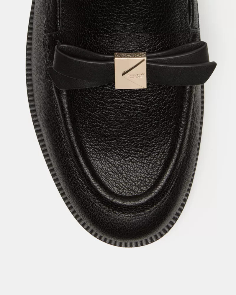 mocassim deco bow preto