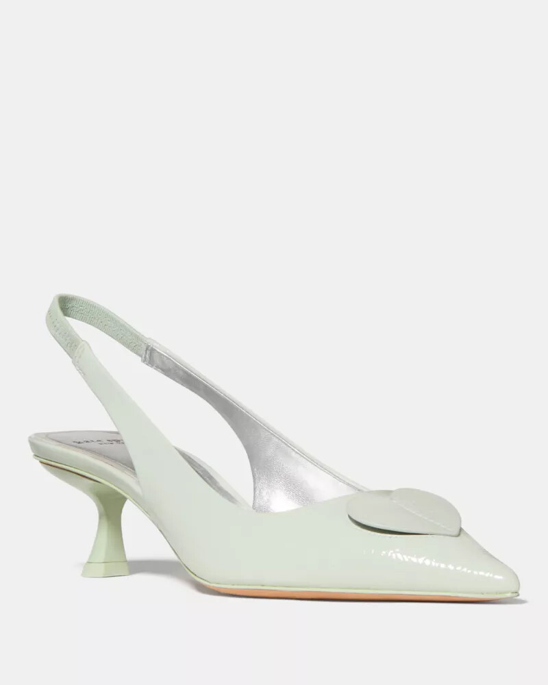 lover slingback kitten heel cobertura de menta