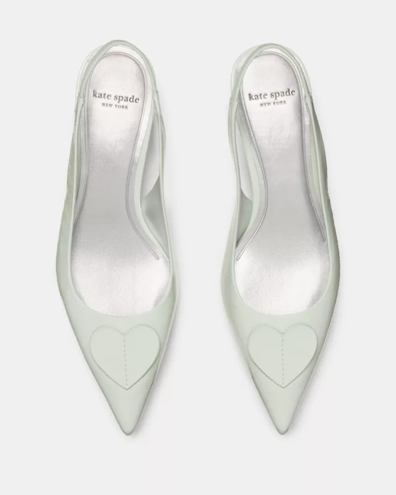 lover slingback kitten heel cobertura de menta