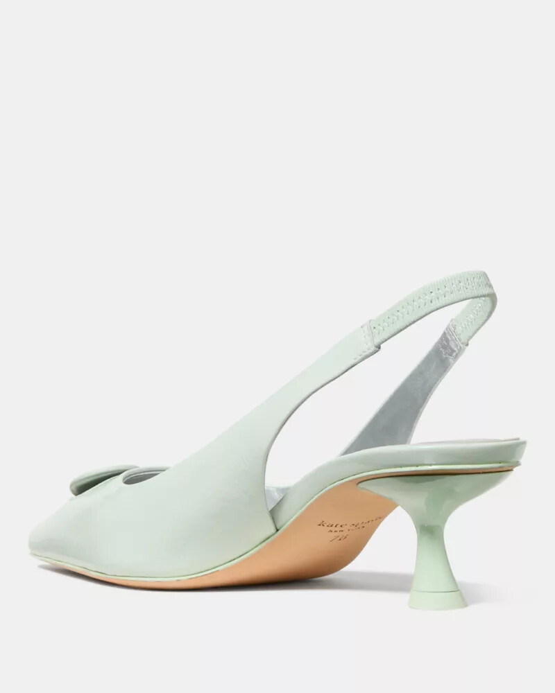 lover slingback kitten heel cobertura de menta