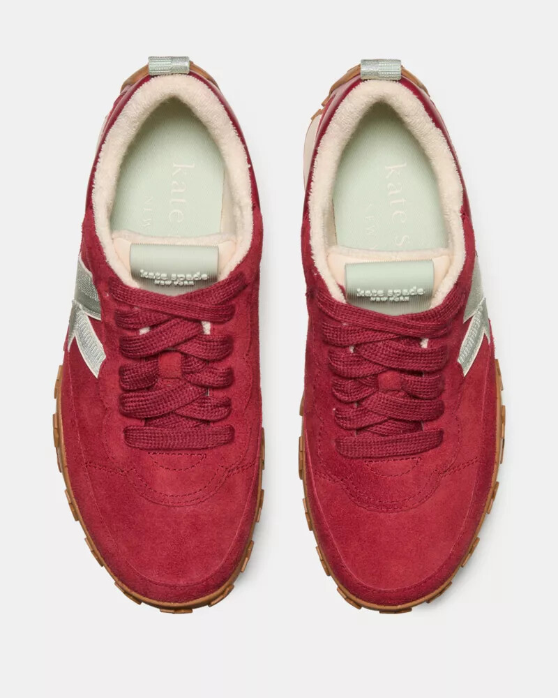 k como em kate runner vermelho escuro