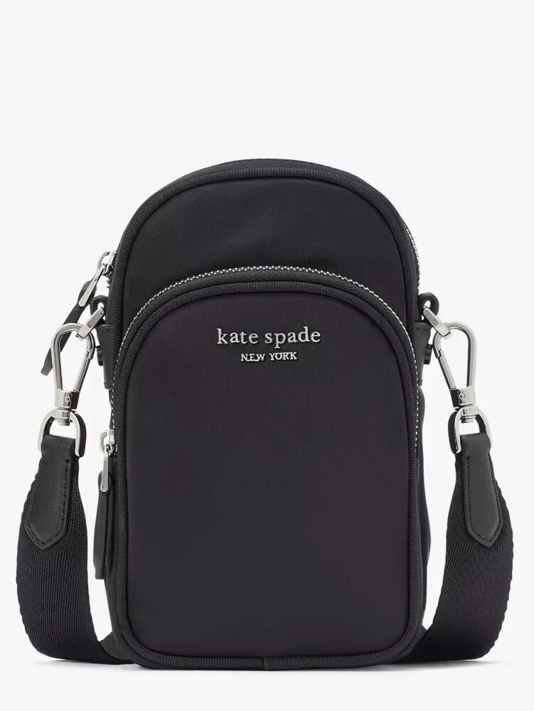 bolsa transversal para celular sam ksnyl nylon north south preta