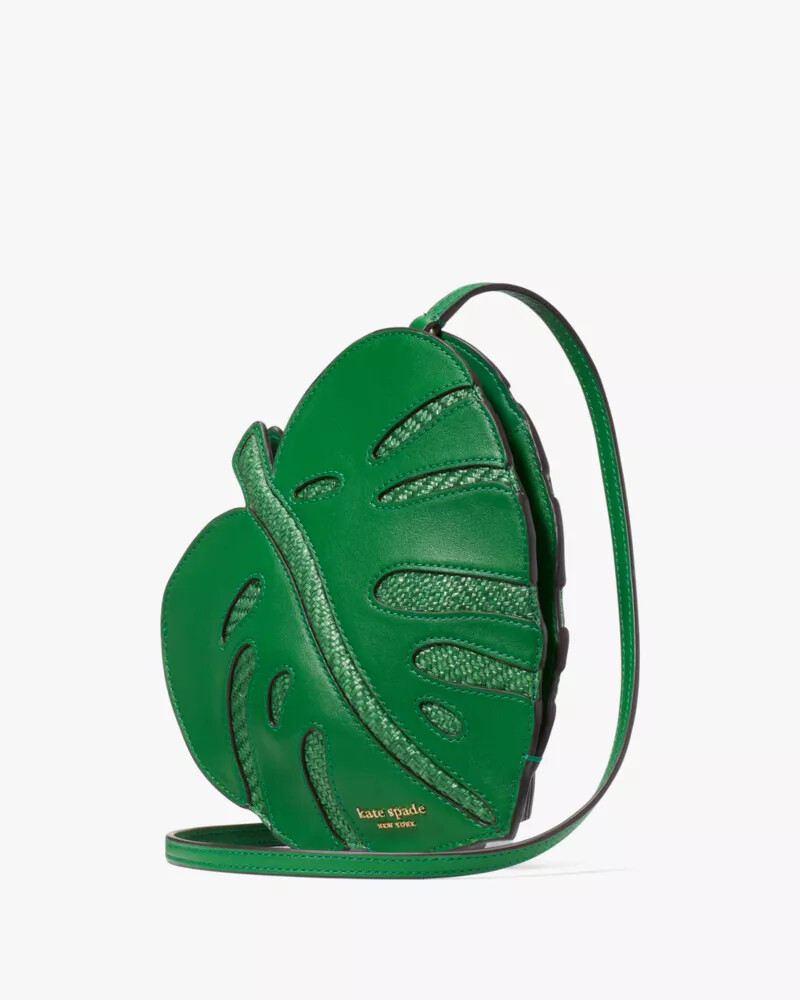 bolsa transversal playa 3d leaf watercress multi