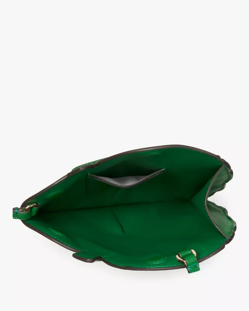 bolsa transversal playa 3d leaf watercress multi