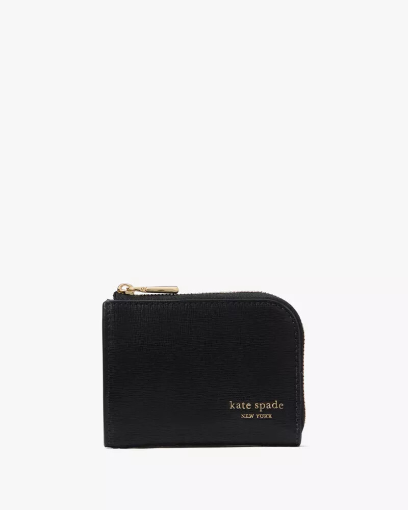 porta-cartões devin zip preto