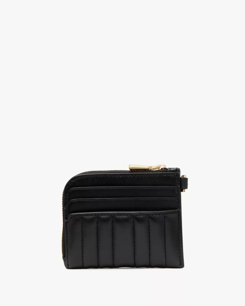 porta-cartões deco acolchoado com alça de pulso preto