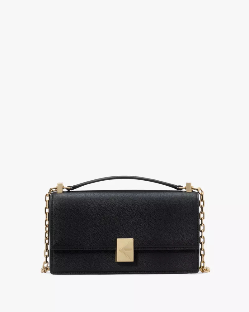 bolsa transversal mini deco preta