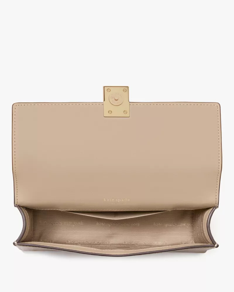 bolsa transversal mini deco na cor taupe atemporal
