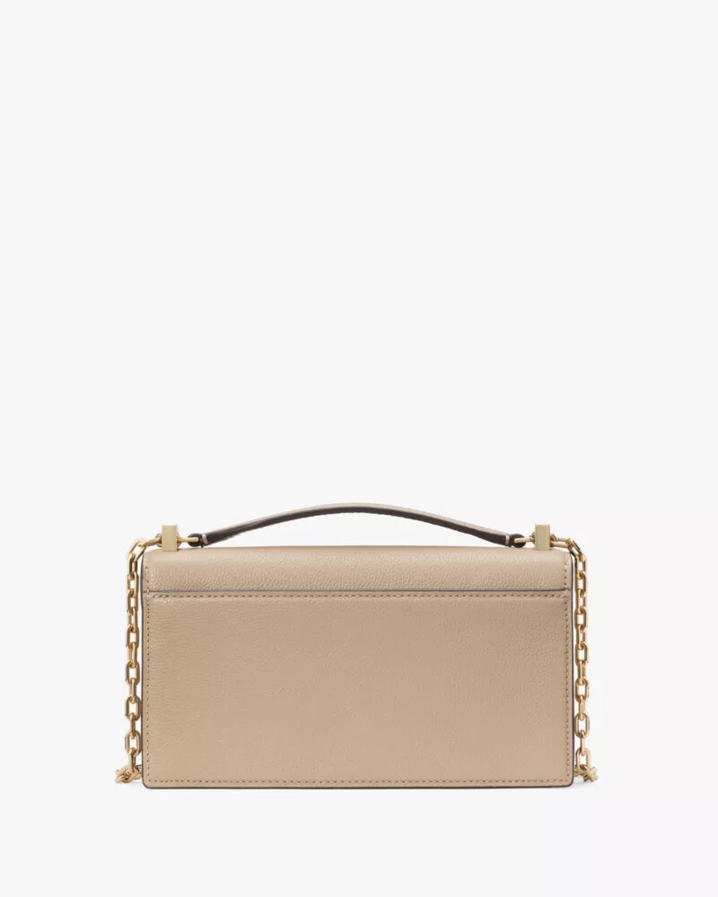 bolsa transversal mini deco na cor taupe atemporal
