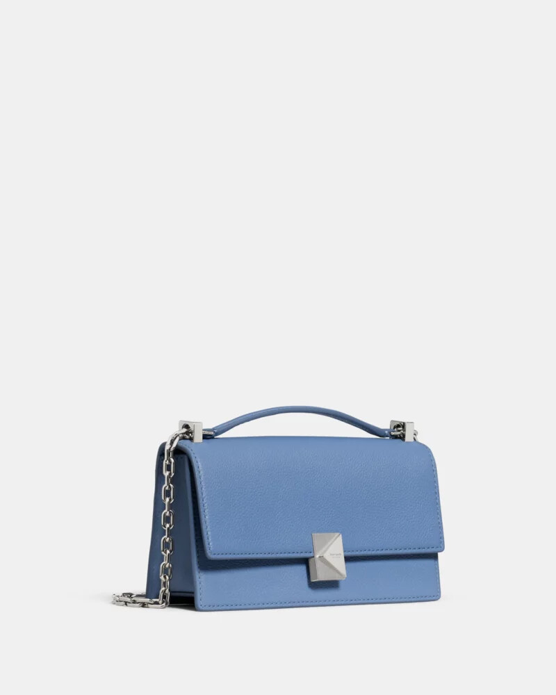 bolsa transversal mini deco azul