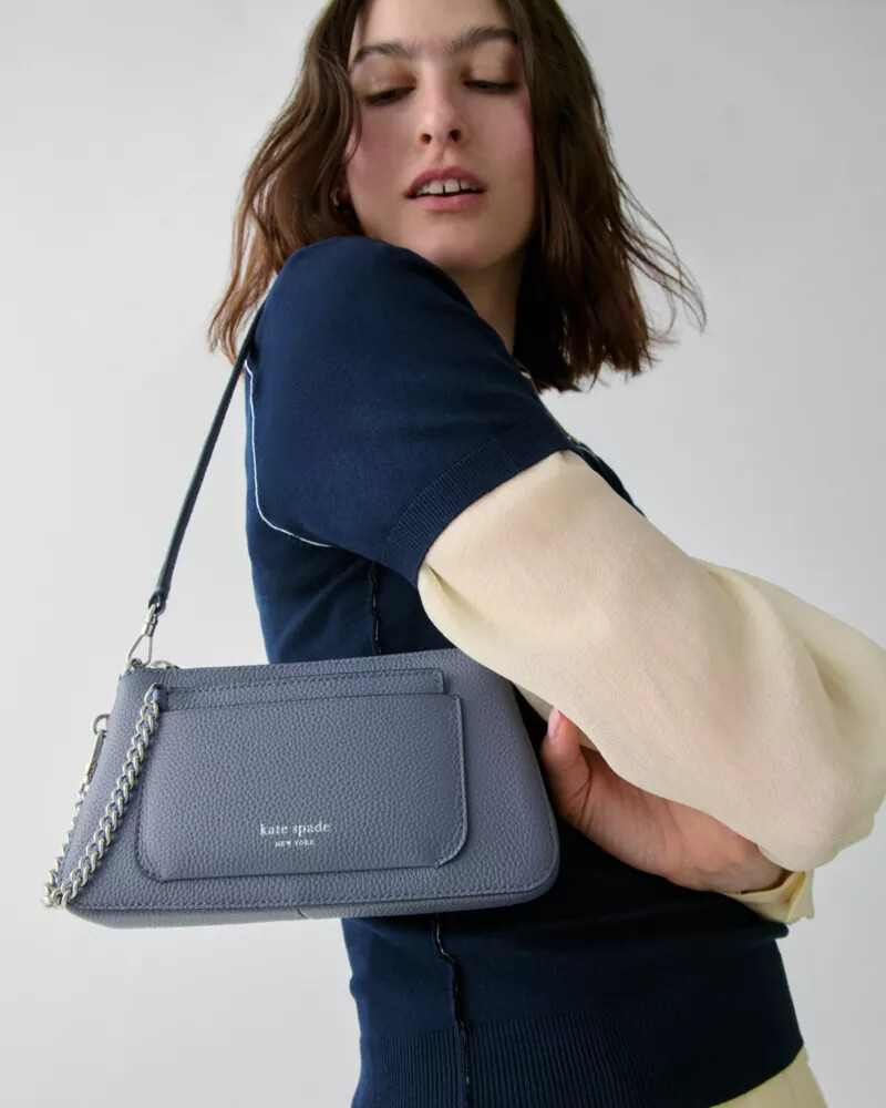 bolsa ava pochette cinza cinder