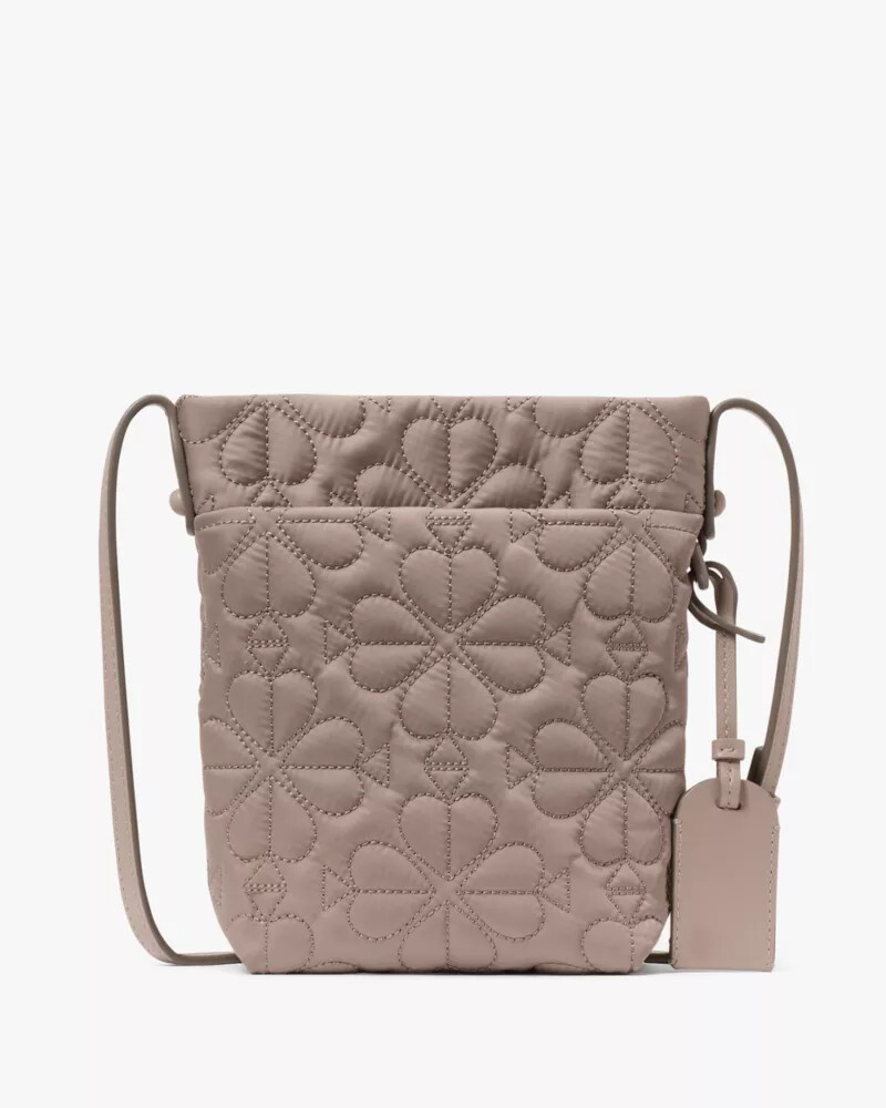 bolsa transversal pequena acolchoada tilly com estampa de paisagem urbana