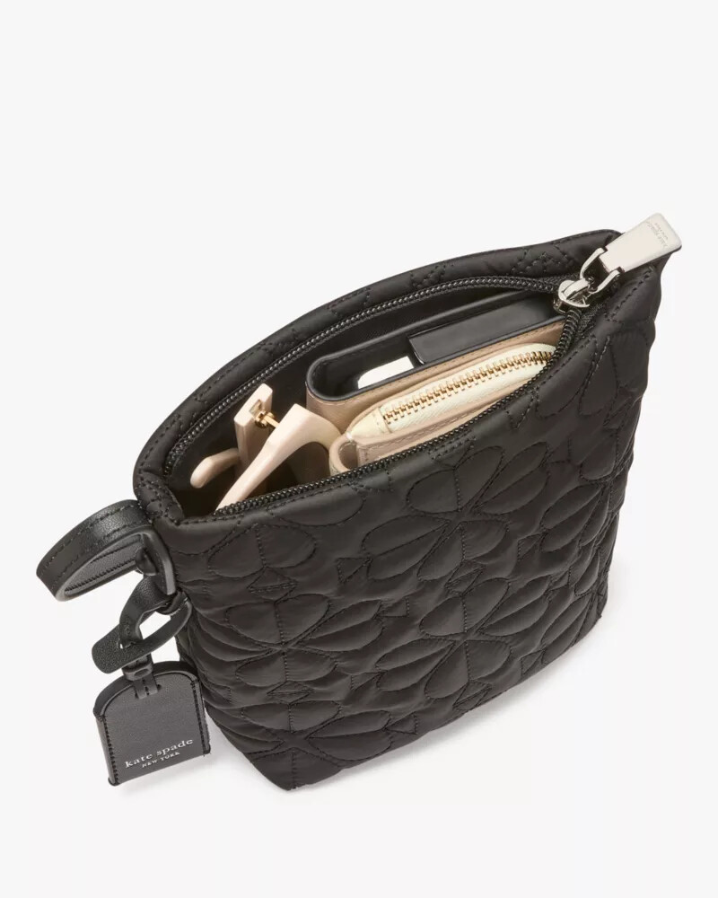 bolsa transversal pequena acolchoada tilly com estampa de paisagem urbana