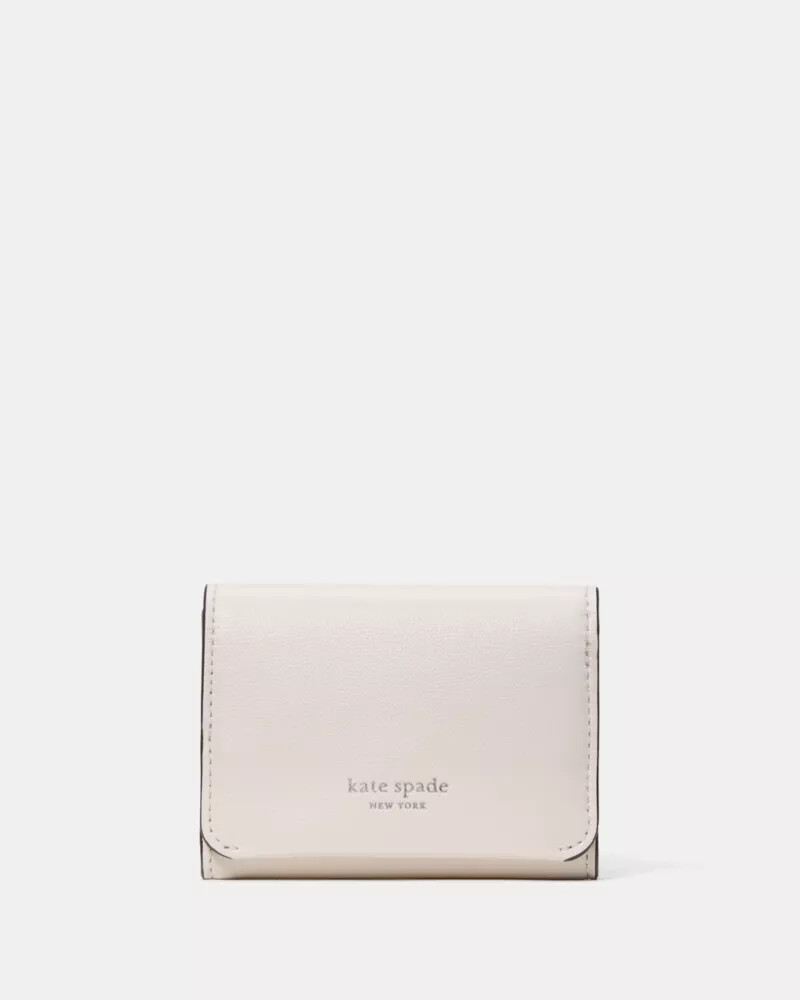 porta-cartões halo triplo cor creme