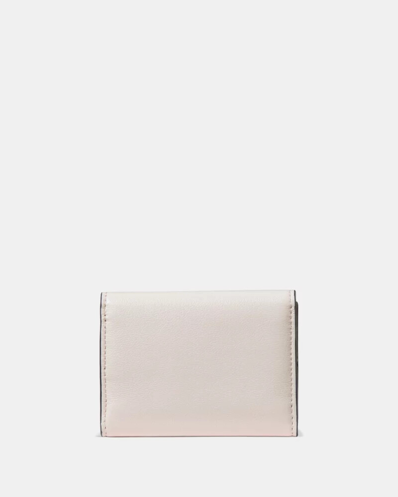 porta-cartões halo triplo cor creme
