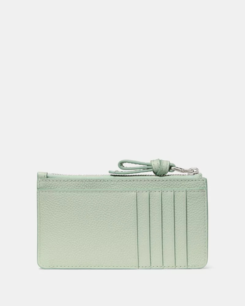 porta-cartões loop zip na cor mint frosting