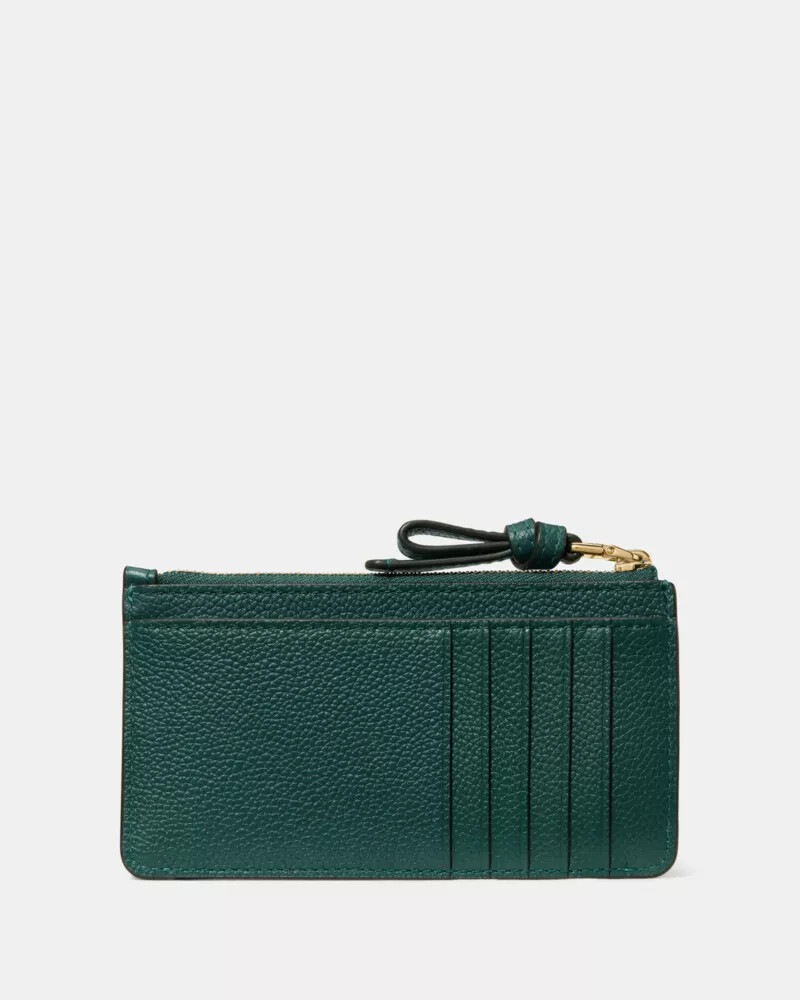 porta-cartões loop east west zip card case pinheiro meia-noite