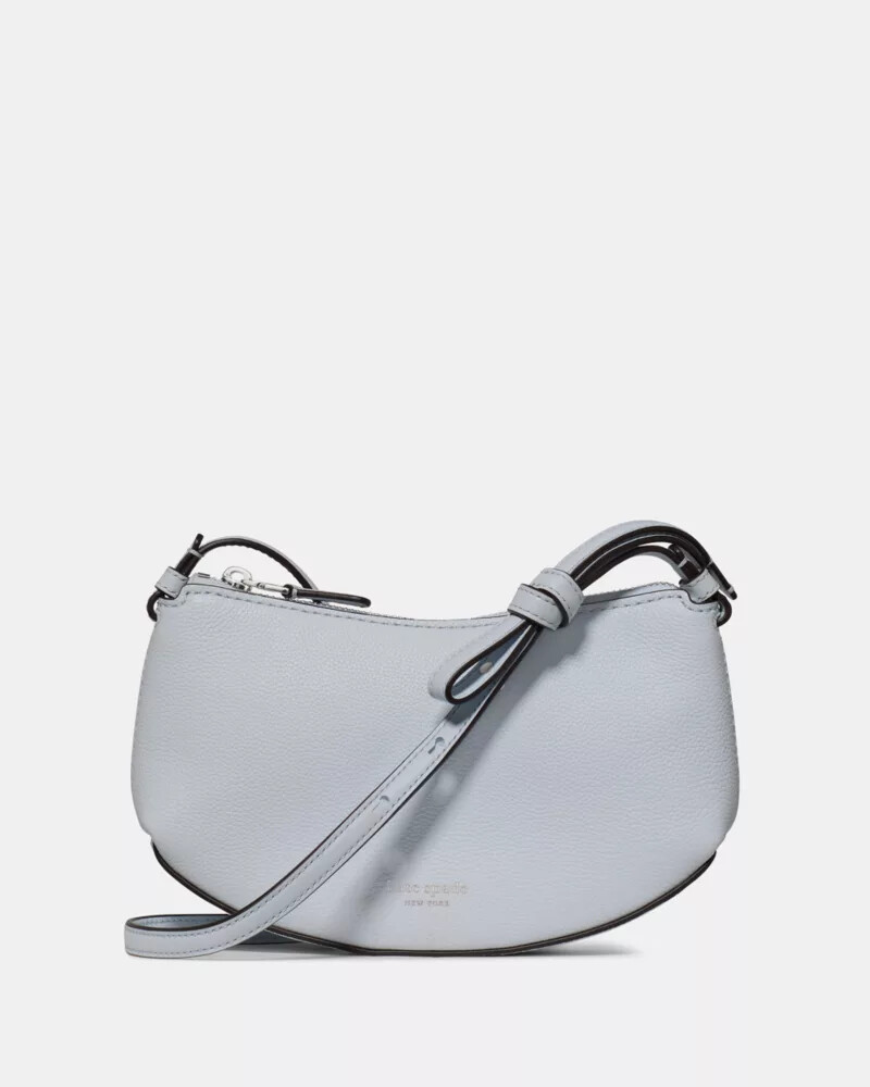 bolsa transversal loop em tom azul safira claro