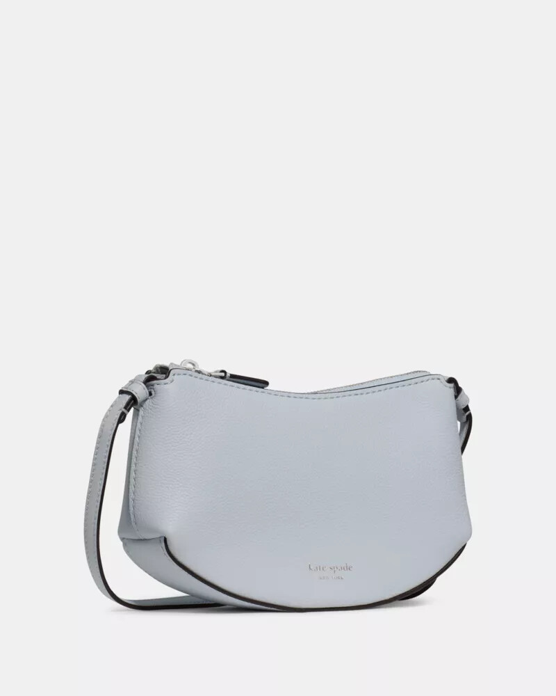 bolsa transversal loop em tom azul safira claro