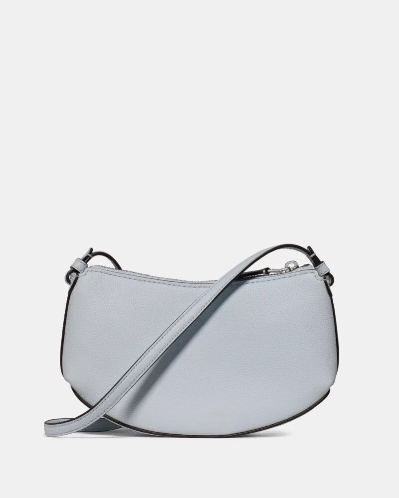 bolsa transversal loop em tom azul safira claro