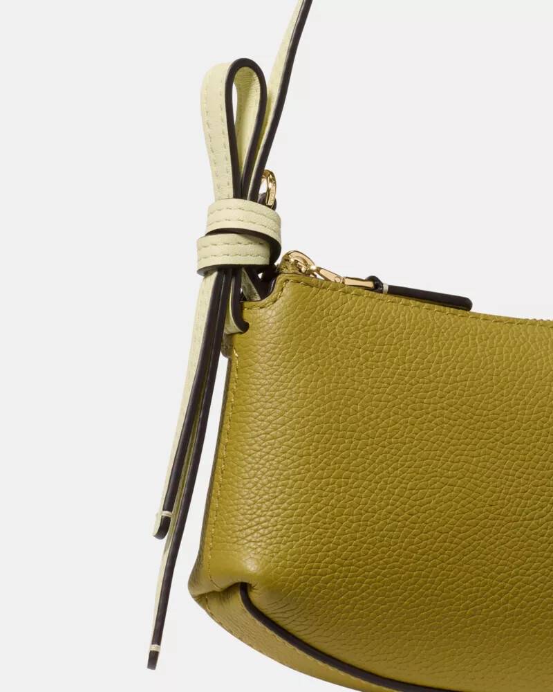 bolsa loop pochette folha de louro